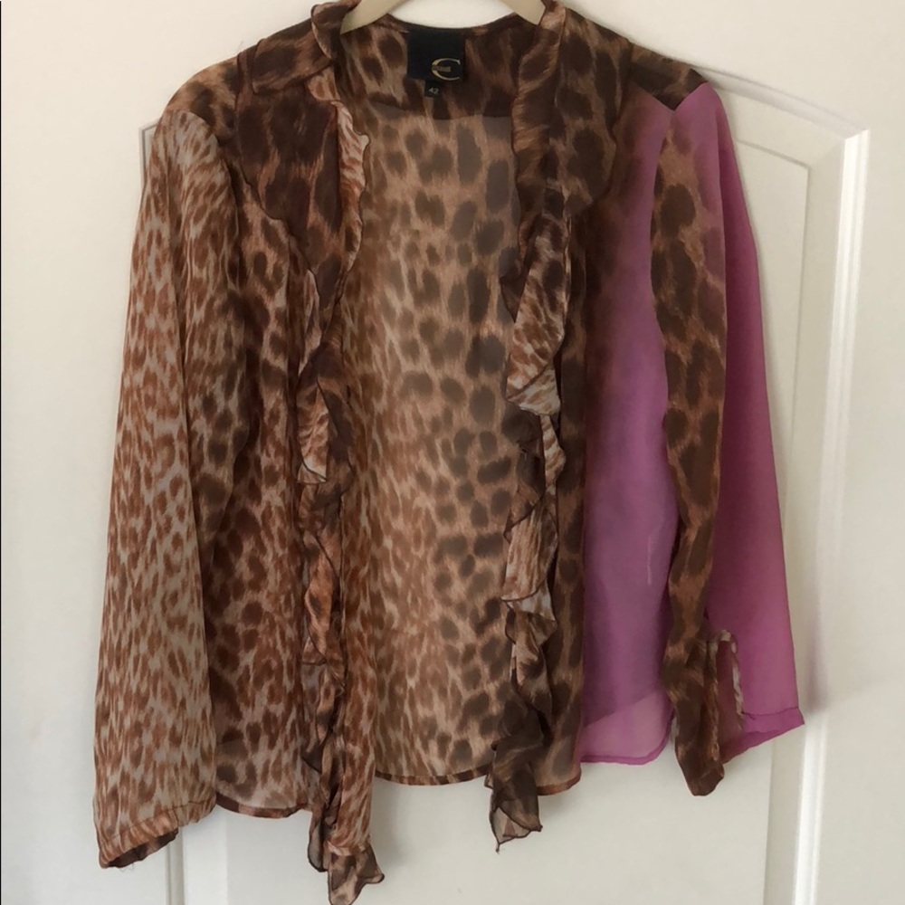 Just Cavalli blouse, cool colors for the spring